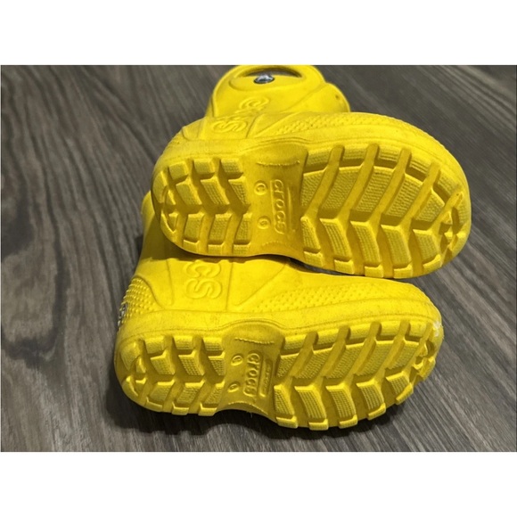 CROCS unisex-child Handle It Kids Rain Boots size C6 Yellow - Picture 4 of 6